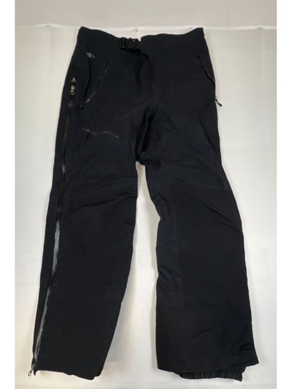 Patagonia H2No Snow Pants Men Large Black 85095 Waterproof Ski Boarding Recco